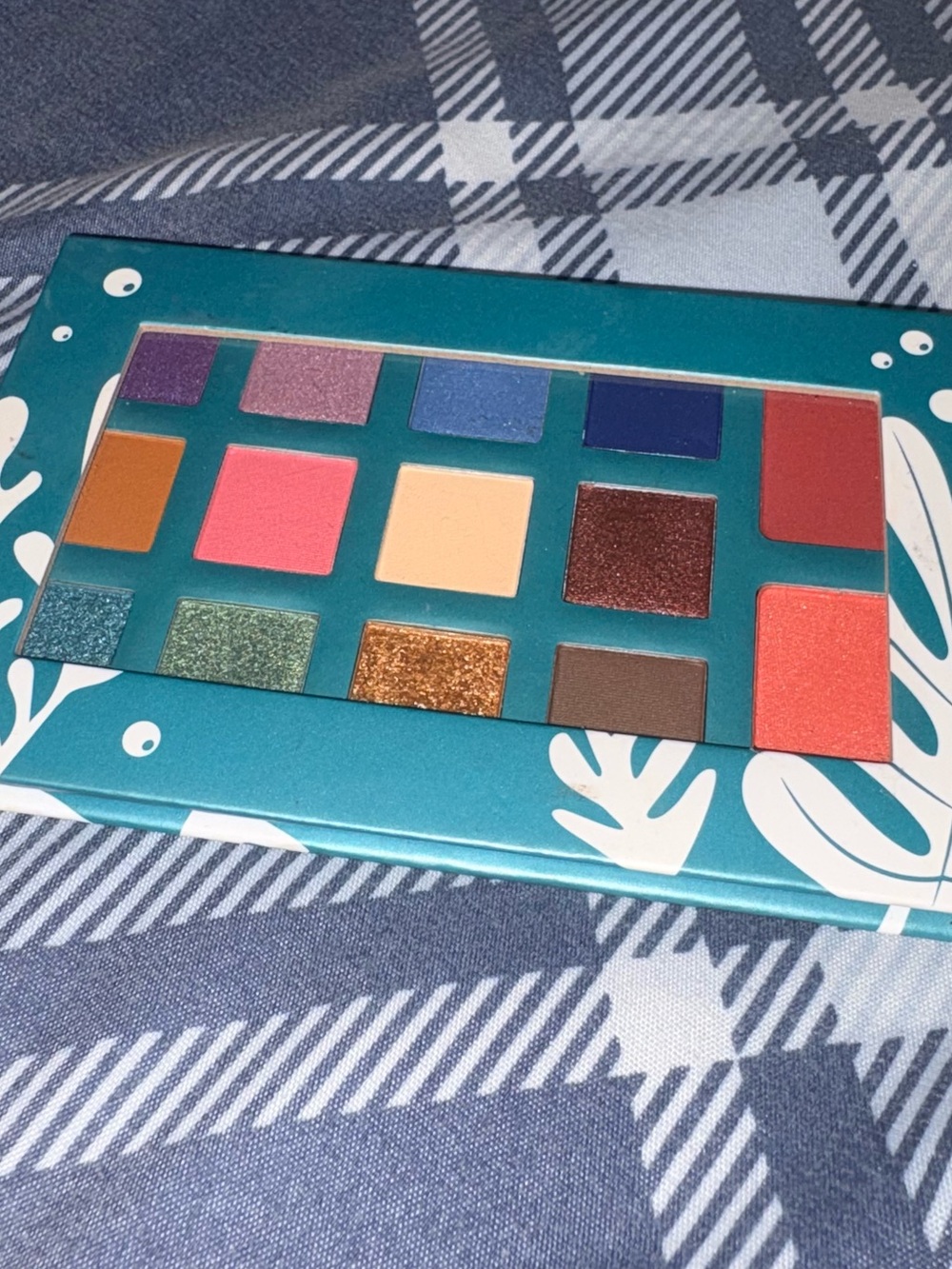 The little Mermaid Ulta edition Teal Multi-Color Eyeshadow Palette - Brand